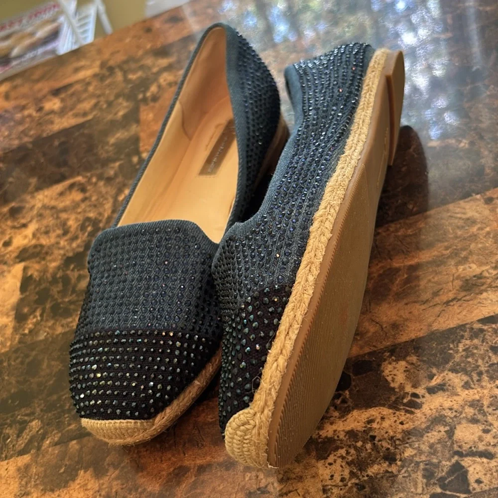 INC International Concepts Blue and Black Flats - Picture 6 of 6